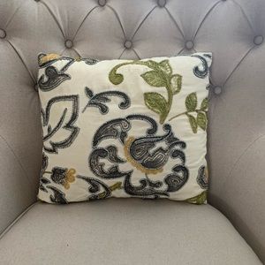 Set of TWO Beaded Accent Pillows